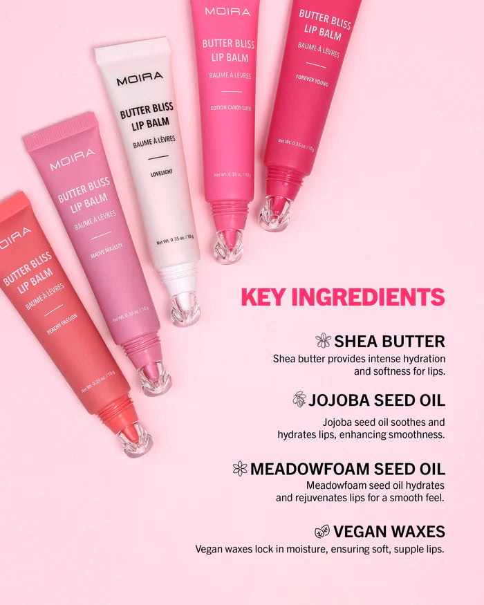 MOIRA- FOREVER YOUNG 012- Butter Bliss Lip Balm - مرطب للشفة